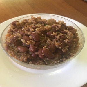 Dra. Virginia Ramos Molina - Recetas - GALLO PINTO CON QUINOA